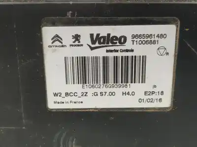 Second-hand car spare part electronic module for peugeot 508 access oem iam references 9665961480  