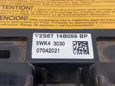 Peça sobressalente para automóvel em segunda mão centralina de airbag por ford fiesta (cbk) ambiente referências oem iam 2s6t14b056bp  