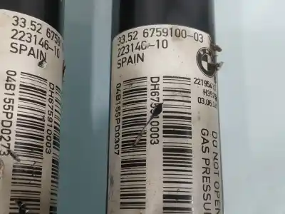 Second-hand car spare part rear shock absorber set for bmw serie 3 berlina (e90) 320d oem iam references 3352675910003