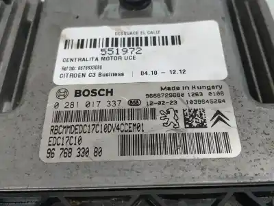 Автозапчастина б/у ебу контролер двигуна для CITROEN C3 Business Посилання на OEM IAM 9676833080  