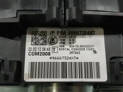 Second-hand car spare part headlights switch for citroen c3 business oem iam references 96667324xt  