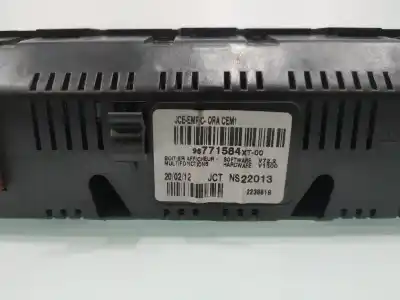 Second-hand car spare part multifunction display for citroen c3 business oem iam references 96771584xt  