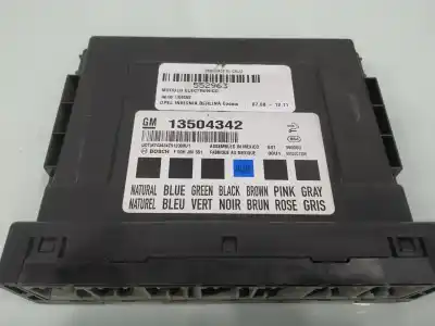 Second-hand car spare part electronic module for opel insignia berlina cosmo oem iam references 13504342  