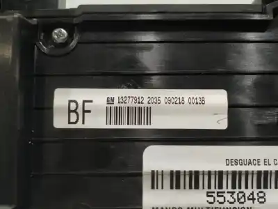 Second-hand car spare part multifunction switch for opel insignia berlina cosmo oem iam references 13277912  