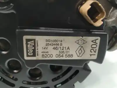 Автозапчастина б/у генератор для renault scenic (ja..) 1.9 dti diesel 80 cv / 59 kw посилання на oem iam 8200054588  