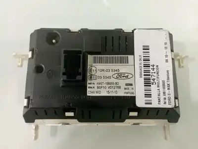 Peça sobressalente para automóvel em segunda mão display gps / multimídia por ford cmax titanium referências oem iam am5t18b955bd  