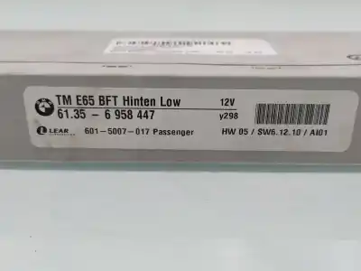 Second-hand car spare part electronic module for bmw serie 7 e65 e66 730d oem iam references 61356958447  