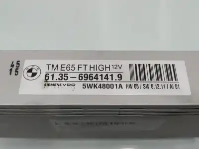 Second-hand car spare part electronic module for bmw serie 7 e65 e66 730d oem iam references 613569641419  