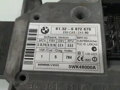 Peça sobressalente para automóvel em segunda mão comutador de ignição por bmw serie 7 e65 e66 730d referências oem iam 61326972679