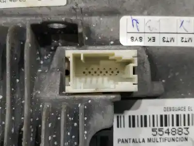 Second-hand car spare part multifunction display for bmw serie 7 e65 e66 730d oem iam references 65826986301  