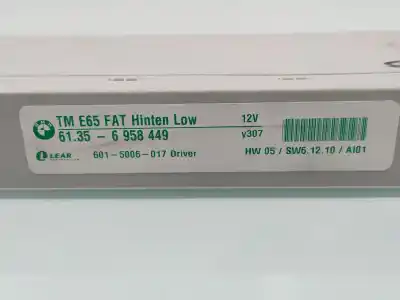 Second-hand car spare part electronic module for bmw serie 7 e65 e66 730d oem iam references 61356958449  