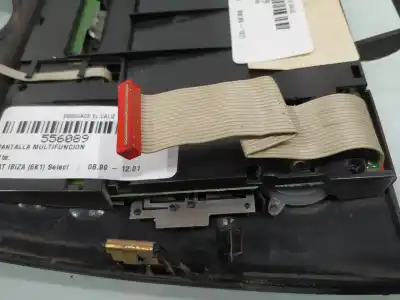 Second-hand car spare part multifunction display for seat ibiza 6k1 select oem iam references   