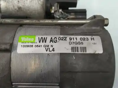 Peça sobressalente para automóvel em segunda mão motor de arranque por seat leon 1p1 reference referências oem iam 02z911023h  
