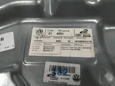 Pièce détachée automobile d'occasion léve glace avant gauche pour volkswagen polo (9n3) advance références oem iam 6q4837755