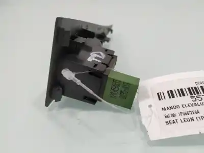 Peça sobressalente para automóvel em segunda mão botão / interruptor elevador vidro traseiro direito por seat leon 1p1 reference referências oem iam 1p0867228a  