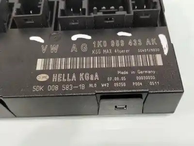 Second-hand car spare part electronic module for seat leon 1p1 reference oem iam references 1k0959433ak  