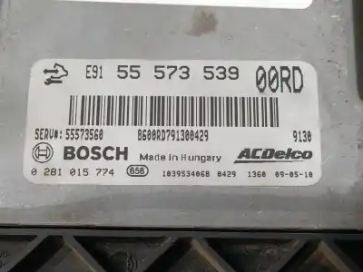Second-hand car spare part ecu engine control for opel insignia berlina cosmo oem iam references 55573539  
