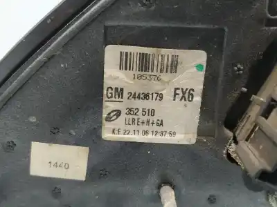 Peça sobressalente para automóvel em segunda mão espelho retrovisor direito por opel vectra c berlina 2.0 dti referências oem iam 24436179
