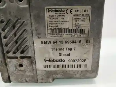 Peça sobressalente para automóvel em segunda mão válvula de controle do calefactor de agua por bmw serie 7 e65 e66 730d referências oem iam 64126950416  