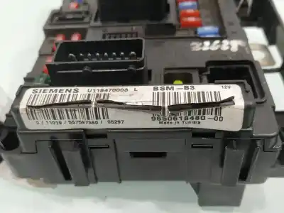 Peça sobressalente para automóvel em segunda mão caixa de fusíveis e relés por citroen c3 (2002->) 1.4 i referências oem iam 9650618480  