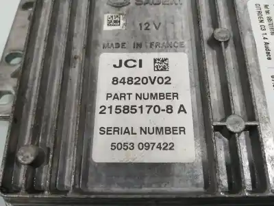 Second-hand car spare part ecu engine control for citroen c3 (2002->) 1.4 i oem iam references 9657018180