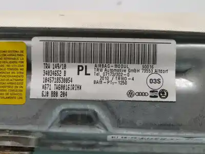 Second-hand car spare part front right air bag for seat ibiza (6j5) reference oem iam references 6j0880204  