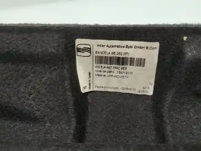 Peça sobressalente para automóvel em segunda mão chapeleira por seat ibiza (6j5) reference referências oem iam 6j4867769c  
