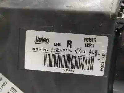Second-hand car spare part right headlight for seat ibiza (6j5) reference oem iam references 89319119  