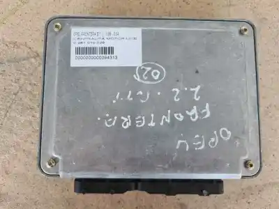 Peça sobressalente para automóvel em segunda mão centralina de motor uce por opel frontera b 2.2 16v dti referências oem iam 0281010026 0841911840014 09137934