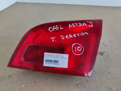 Peça sobressalente para automóvel em segunda mão farolim interior traseiro direito por opel astra j lim. 1.7 16v cdti referências oem iam 183240