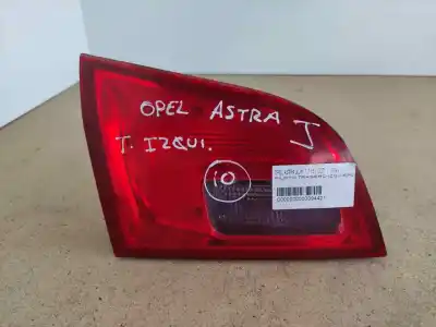 Peça sobressalente para automóvel em segunda mão farolim interior traseiro esquerdo por opel astra j lim. 1.7 16v cdti referências oem iam 
