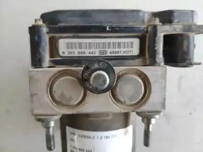 Peça sobressalente para automóvel em segunda mão abs por opel corsa c 1.3 16v cdti cat (z 13 dt / ln9) referências oem iam 0265800443 474 l4060306 68306c0848