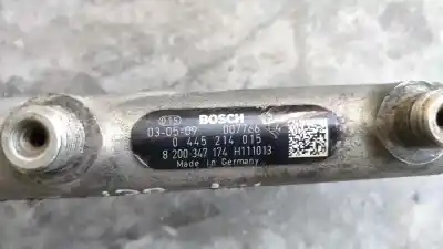Peça sobressalente para automóvel em segunda mão régua / rampa de injetores por renault scenic ii 1.9 dci diesel fap cat referências oem iam 0445214015 8200347174 007766l4