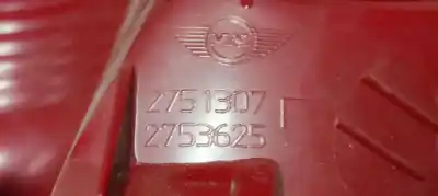 Peça sobressalente para automóvel em segunda mão farolim traseiro esquerdo por mini mini (r56) 1.4 16v cat 75 cv / 55 kw referências oem iam 2751307  