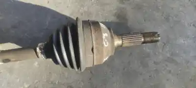 Second-hand car spare part front left transmission for citroen c3 motor 1.1 ltr. - 44 kw oem iam references 9640127580  