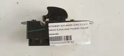 Peça sobressalente para automóvel em segunda mão botão / interruptor elevador vidro traseiro esquerdo por mitsubishi outlander (cw0) 2.0 di-d intense plus referências oem iam 8608a063  