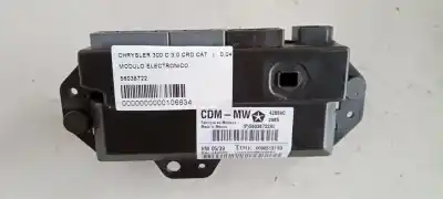 Peça sobressalente para automóvel em segunda mão módulo eletrônico por chrysler 300 c 3.0 crd executive referências oem iam 56038722