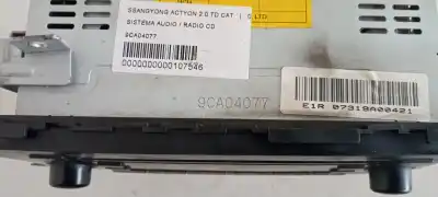 Автозапчастина б/у аудіо система / радіо cd для ssangyong actyon 200 xdi посилання на oem iam 9ca04077  