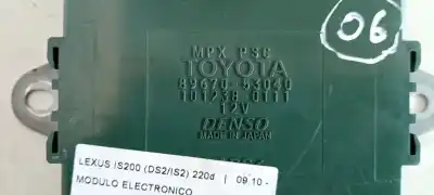 Автозапчасти б/у электронный модуль за lexus is200 (ds2/is2) 220d ссылки oem iam 8967053040  