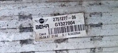 Peça sobressalente para automóvel em segunda mão intercooler por mini mini (r56) motor 1.6 ltr. - 80 kw 16v diesel cat referências oem iam 275127706  g1327004