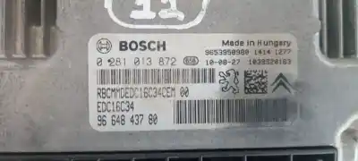 Pezzo di ricambio per auto di seconda mano centralina motore per peugeot partner kombi confort riferimenti oem iam 0281013872 9664843780 edc16c34