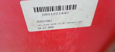 Second-hand car spare part front right door for smart forfour 1.1 cat oem iam references   