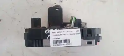 Peça sobressalente para automóvel em segunda mão fechadura da porta traseira direita por opel meriva b 1.7 16v cdti referências oem iam 13154794  