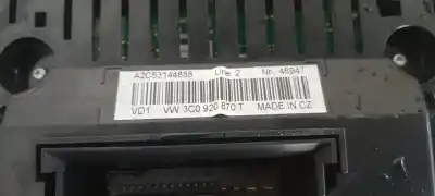Автозапчастина б/у панель інструментів для volkswagen passat variant (3c5) 3.2 v6 24v посилання на oem iam a2c53144888  3c0920870t