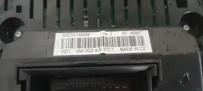 Автозапчастина б/у панель інструментів для volkswagen passat variant (3c5) 3.2 v6 24v посилання на oem iam a2c53144888  3c0920870t