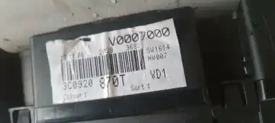 Автозапчастина б/у панель інструментів для volkswagen passat variant (3c5) 3.2 v6 24v посилання на oem iam a2c53144888  3c0920870t