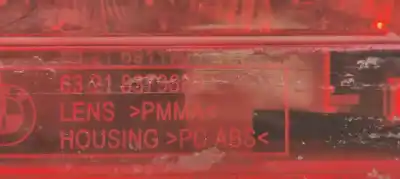Peça sobressalente para automóvel em segunda mão farolim interior traseiro esquerdo por bmw serie 7 (e65/e66) 4.4 turbodiesel cat referências oem iam 8379689  