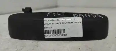 Second-hand car spare part exterior right front door handle for fiat panda (169) 1.2 cat oem iam references c3904dx