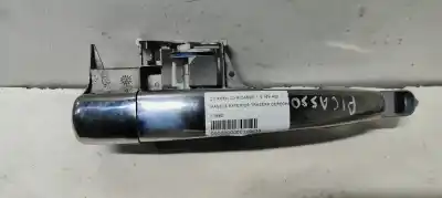 Second-hand car spare part exterior right rear door handle for citroen c3 picasso exclusive oem iam references 1199d