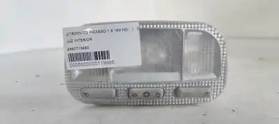 Second-hand car spare part interior light for citroen c3 picasso exclusive oem iam references 9680713880